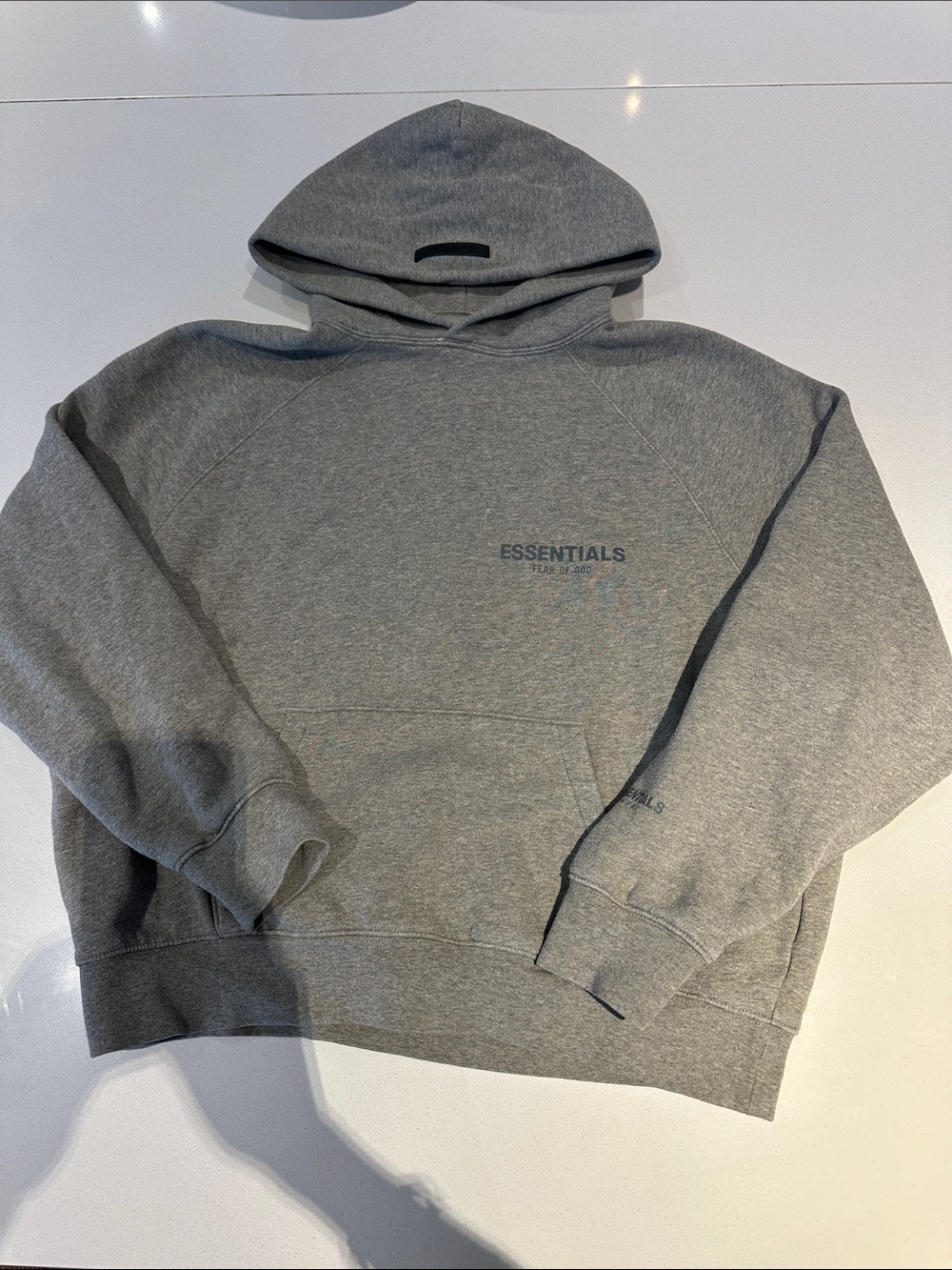 Fear of God Essentials Grey Pullover Hoodie Sz.S